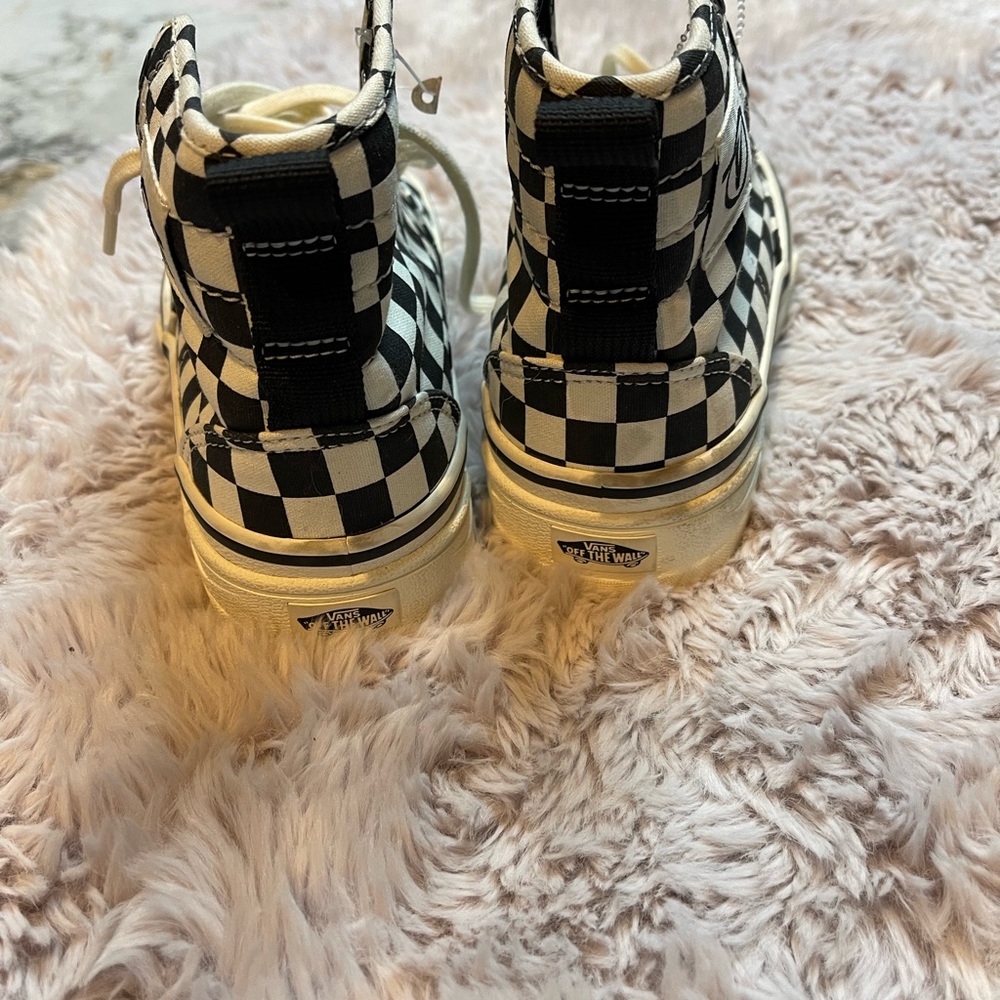 Vans Checkerboard Sentry Wc Boot Sneakers Black W… - image 3